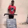 The police alongside local vigilantes, were able to seize a combat weapon found in a lady's possession. She reportedly hit it cleverly close to mopping stick. [Instagram/Instablog9ja]