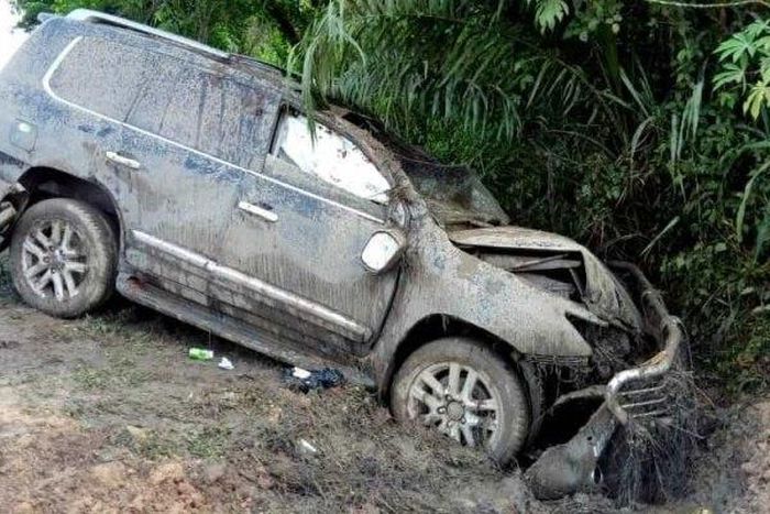 Mark Woyongo involved in a near fatal accident