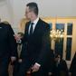US Secretary of State Mike Pompeo (left) is welcomed in Budapest by Hungary's Foreign Minister Peter Szijjarto