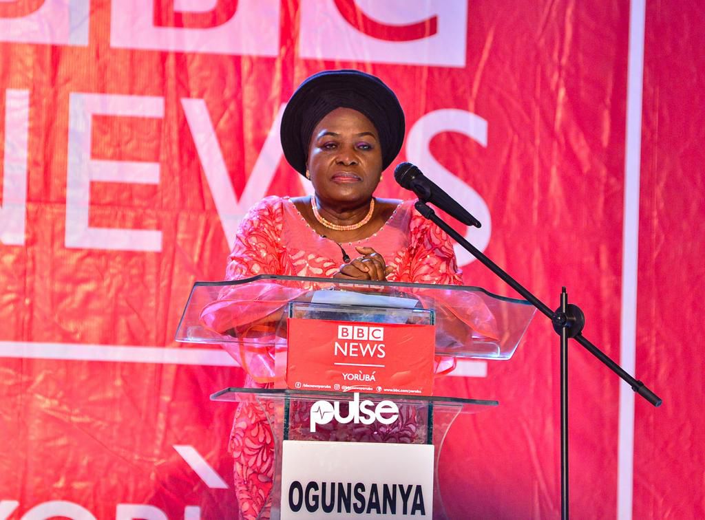 Adebisi Ogunsanya of the Young Progressive Party (YPP) at a Lagos governorship debate organised by the British Broadcasting Corporation (BBC) Yoruba News Service on Saturday, January 26, 2019