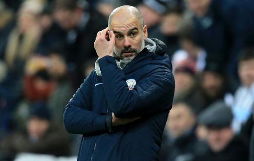 Pep Guardiola shows his frustration as Manchester City crash at Newcastle