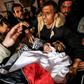 Palestinian mourners carry the body of 25-year-old Ehab Abed, who was shot dead a day earlier by Israeli fire during clashes along the Gaza border with Israel
