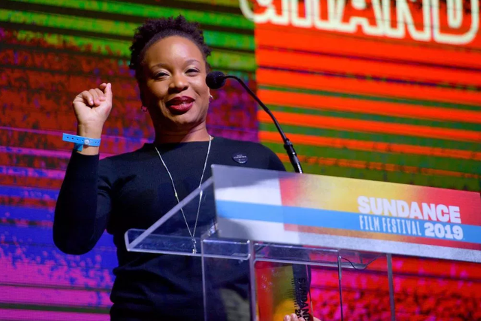 Chinonye Chukwu at the Sundance film festival 2019 [Photo by Matt Winkelmeyer/Getty Images]