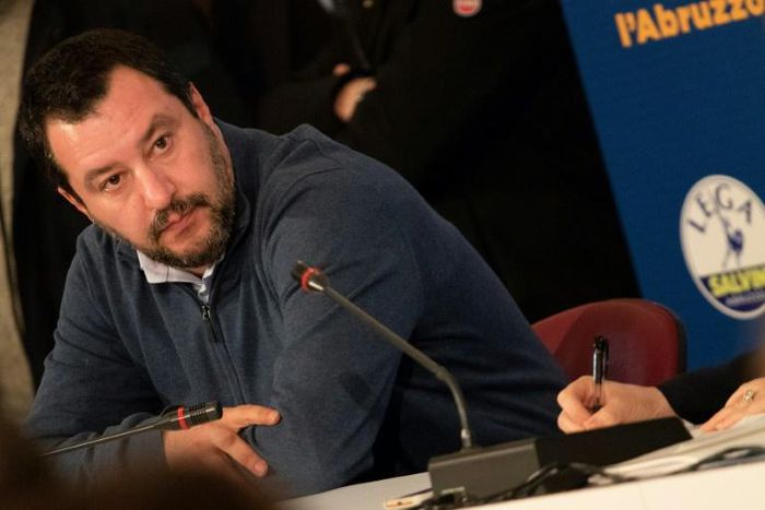The anti-immigration League party, led by hardline Interior Minister Matteo Salvini, has seen its popularity rise since it joined a coalition government last year