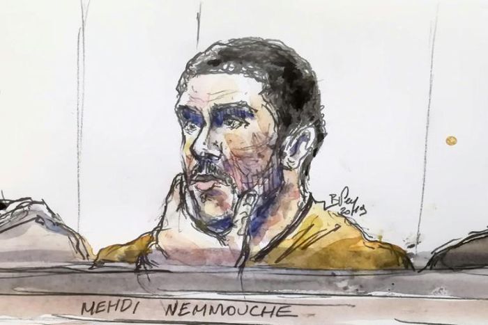 Francois said Nemmouche hit him with "around 40 blows of a truncheon"