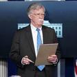 National Security Advisor John Bolton takes part in a briefing at the White House