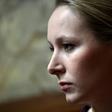 Marion Marechal, who is tipped to be the future leader of France's far right, was met with protesters when she arrived in Oxford
