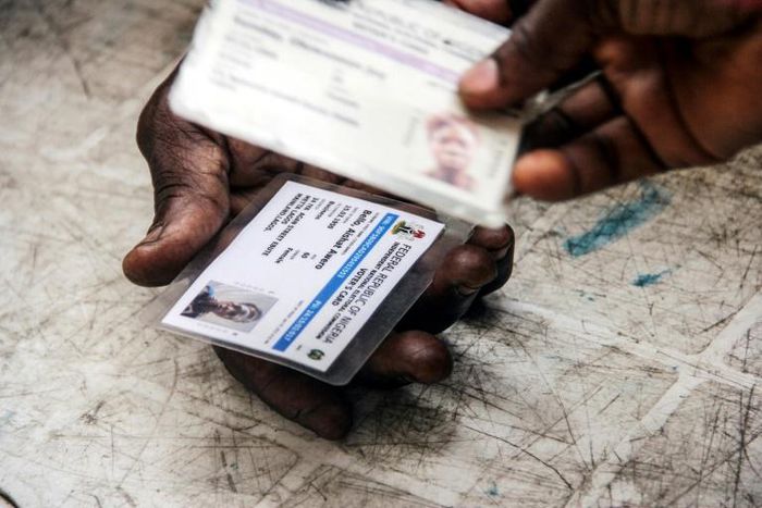 PVCs (pictured 2015) serve as proof of a voter's identity and are intended to reduce fraud that has marred previous votes, yet getting them into the hands of voters has proven difficult