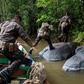 The French military help patrol French Guiana's jungle to drive out illegal gold prospecting