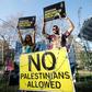 Rights group Amnesty International stages a demonstration outside the UK headquarters of US travel company TripAdvisor in London on January 30, 2019
