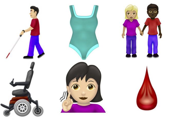 New Emojis Are Coming: Interracial Couples, Guide Dogs, Falafel and More