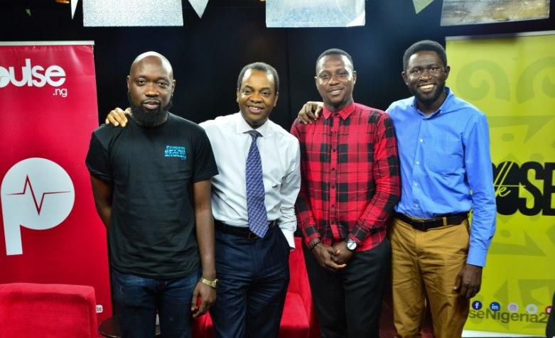 The Pulse LooseTalk crew with Donald Duke