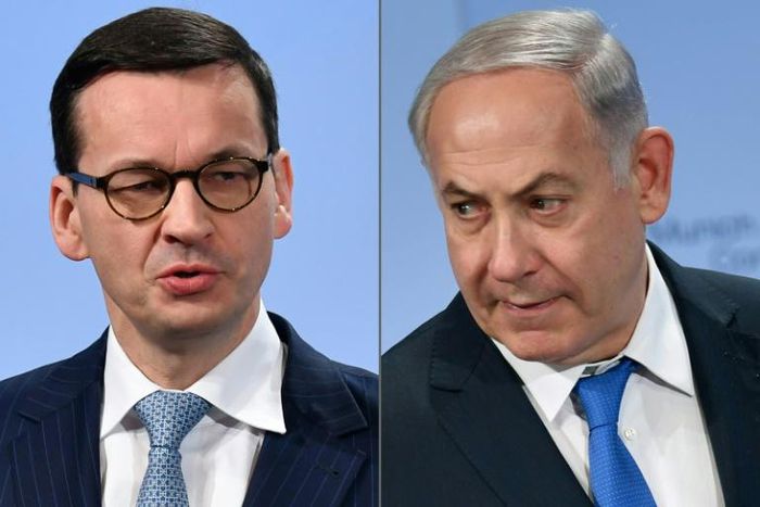 Polish Prime Minister Mateusz Morawiecki and his Israeli counterpart Benjamin Netanyahu have argued about the Holocaust before