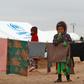 Syrian children at the Internally Displaced Persons (IDP) camp of al-Hol in eastern Syria. The UN says at least 29 children have died on the journey to the camp or after arriving there