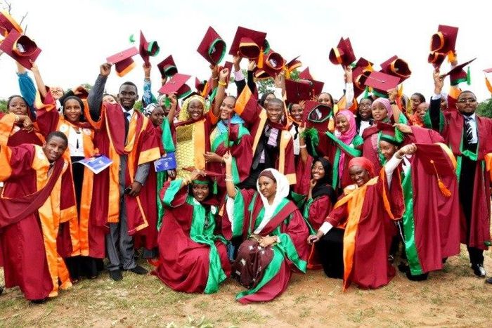 Graduates from a Nigerian University