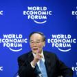 Chinese Vice President Wang Qishan attends a special address during the World Economic Forum (WEF) annual meeting in Davos, Switzerland, on January 23, 2019