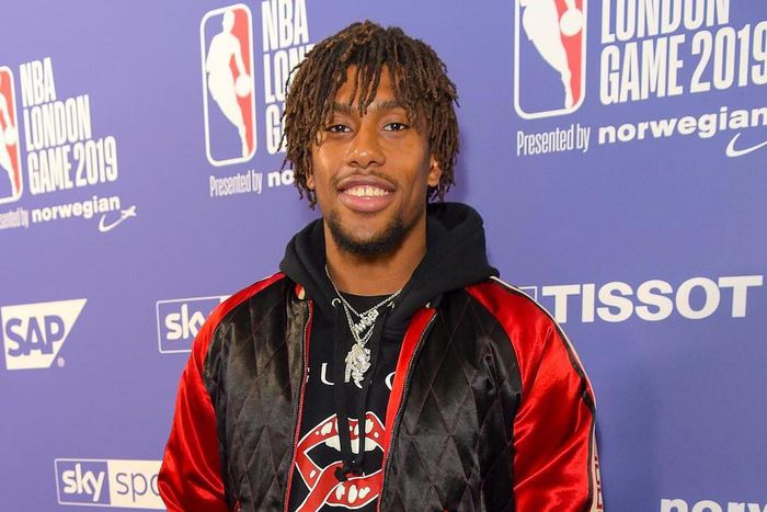 Alex Iwobi was in attendance at the O2 Arena [BR/Football]