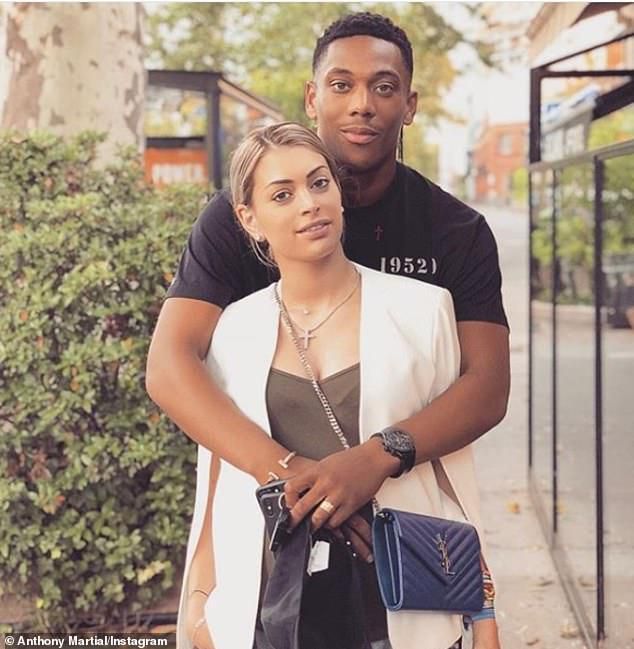 Anthony Martial and Melanie da Cruz [Instagram]