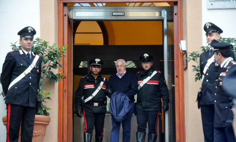 In a major swoop against the resurgent Sicilian mafia a jeweller was captured in December just efore he was due to be officially anointed "boss of bosses" of the reconvened Mafia Commission or Cupola