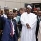 L-R: Secretary to the Government of the Federation, Boss Mustapha, EFCC acting chairman, Ibrahim Magu and President Muhammadu Buhari