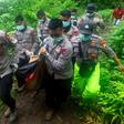 Gowa district, pictured here, was the worst hit with at least 45 people found dead