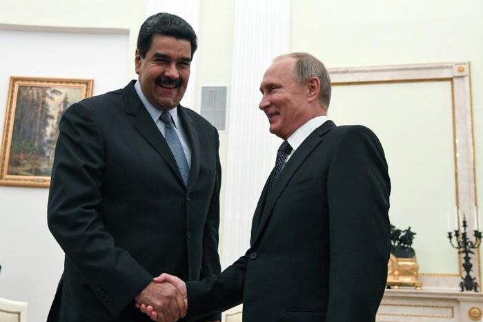 Russian President Vladimir Putin often played host to Venezuelan counterpart Nicolas Maduro