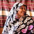 Umma party deputy head Mariam al-Mahdi talks with an AFP journalist on January 3, 2016 in the Sudanese capital Khartoum