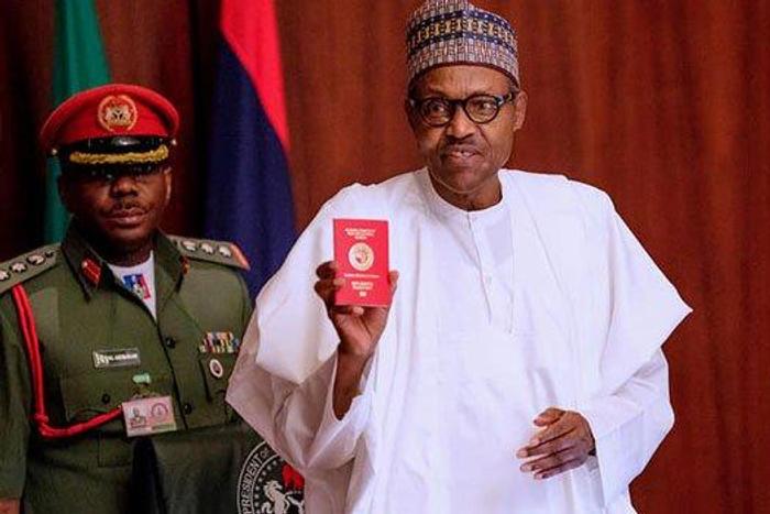 Buhari, Osinbajo receive new 10-Year Diplomatic Passport
