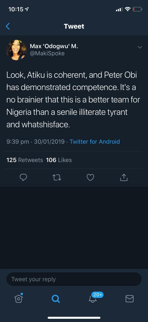 #NGTheCandidate: Atiku and Peter Obi set Nigerian Twitter on fire