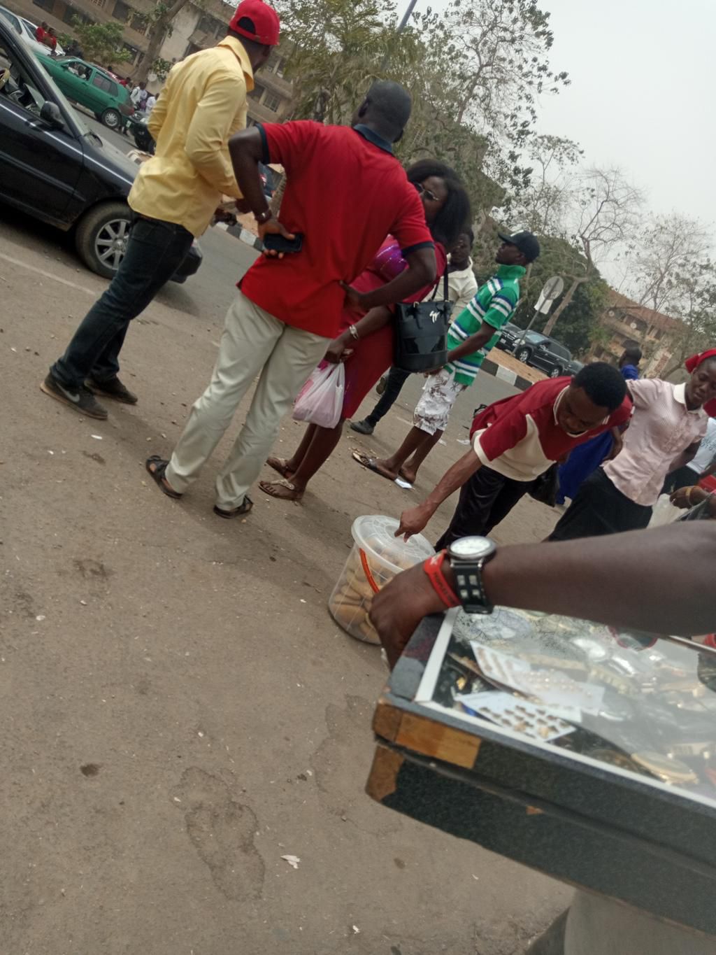 Police  takeover Atiku's campaign venue in Abuja.