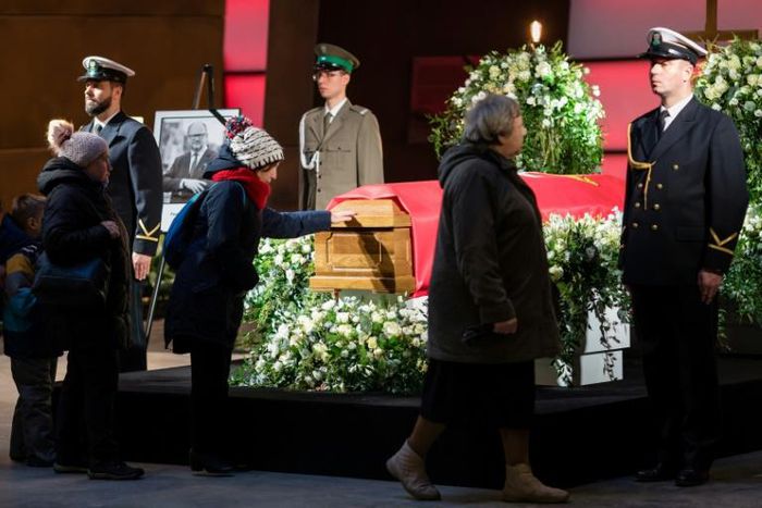 On Saturday, tens of thousands of people gathered in Gdansk for the funeral of Adamowicz, who had been the Baltic port city's mayor for 20 years