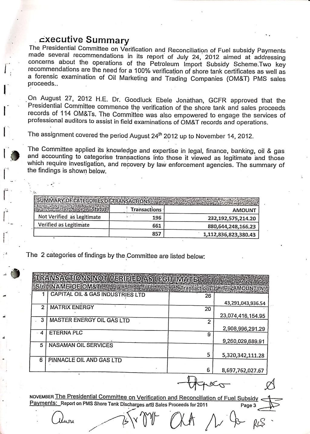 Presidential committee on fuel subsidy clears A-Z Petroleum