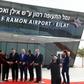 Israeli Prime Minister Benjamin Netanyahu and Transport Minister Israel Katz attend the inauguration of Ramon Airport on January 21, 2019