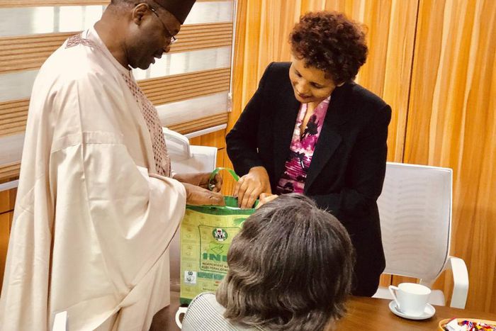 A credible election free of violence is the interest of many as balloters prepare to head down to polling stations . [Twitter/INEC Nigeria].
