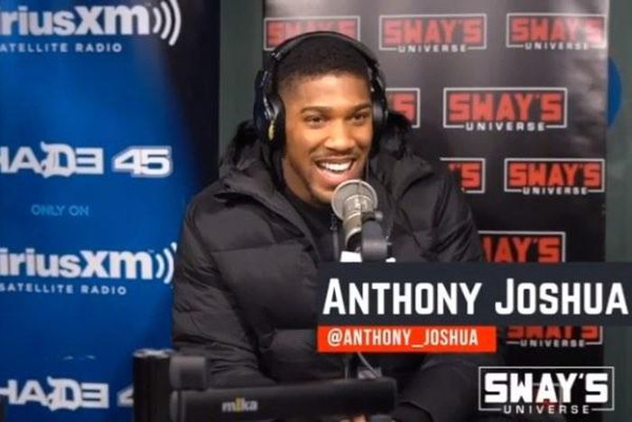 Anthony Joshua on Sway in the Morning (Youtube/Sway's Universe)