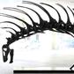 A replica of the skull and neck of the "Bajadasaurus pronuspinax," a new species of sauropod discovered in Patagonia