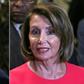 US President Donald Trump (L) made his most direct attack on top Democrat Nancy Pelosi (R) since the partial government shutdown began