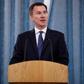 Britain's Foreign Secretary Jeremy Hunt delivers a speech in central London on January 23, 2019
