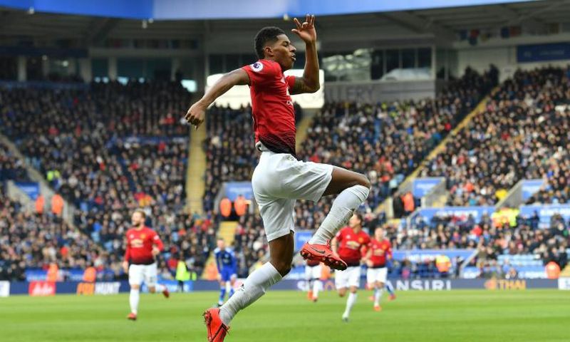 Hot streak: Marcus Rashford has six goals in 10 games since Ole Gunnar Solskjaer took charge of Manchester United