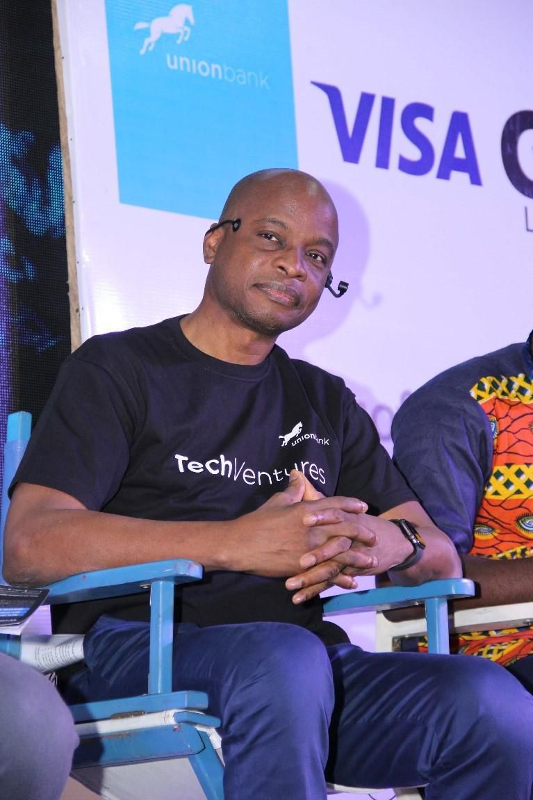Adekunle Sonola, Head Commercial Banking and Ehi Ojeh, Strategy Manager/Innovation Lead at the launch of TechVentures by Union Bank in Lagos recently.