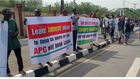 Protesters storm Lagos Assembly over Ambode's planned impeachment