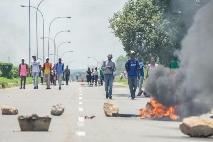 Nationwide protests were triggered by the government announcing that fuel would more than double in price as Zimbabwe's economic crisis deepens