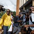 Pastor Evan Mawarire, shown here arriving at the Harare Magistrates Court, became a prominent voice during protests in 2016 when he posted videos on social media criticising the government