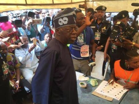 Tinubu casts his vote
