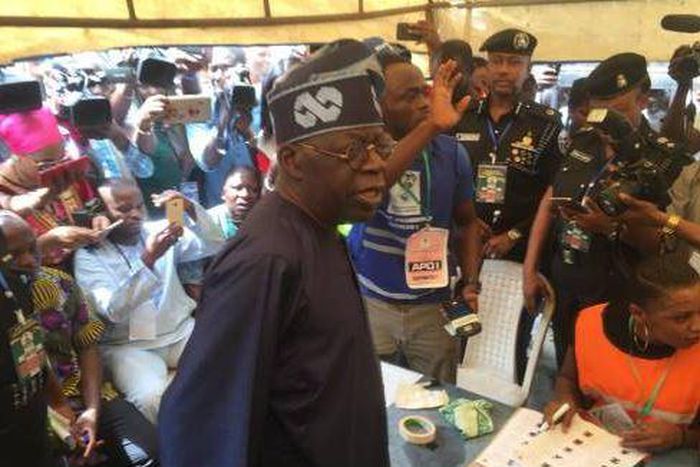 Tinubu casts his vote