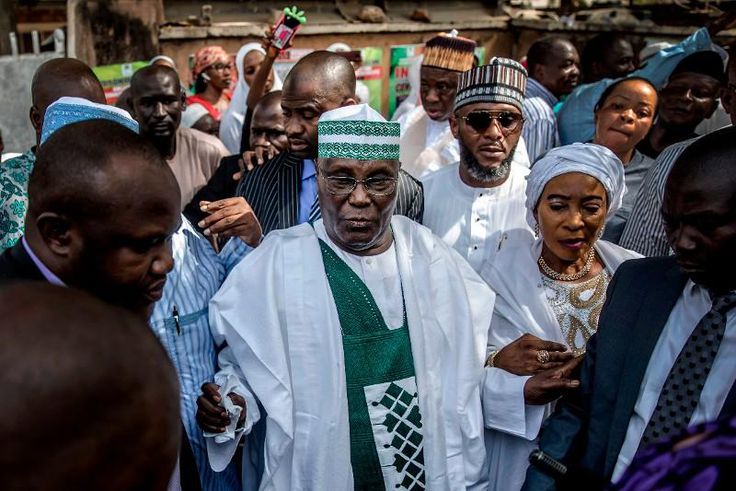 Atiku, Wife Cast Their Votes In Adamawa2