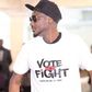 2face Idibia has taken his campaign to encourage peaceful voting to the office of the Inspector General of Police Mr Mohammed Adamu. They are captured in a video clip shared on the police's Twitter.