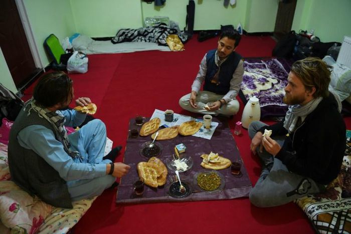 Despite the country's decaying security nearly 2,000 Afghans -- the vast majority of them men -- have signed up to host guests on social network Couchsurfing, which connects travellers around the world with locals who are willing to put them up for fre...