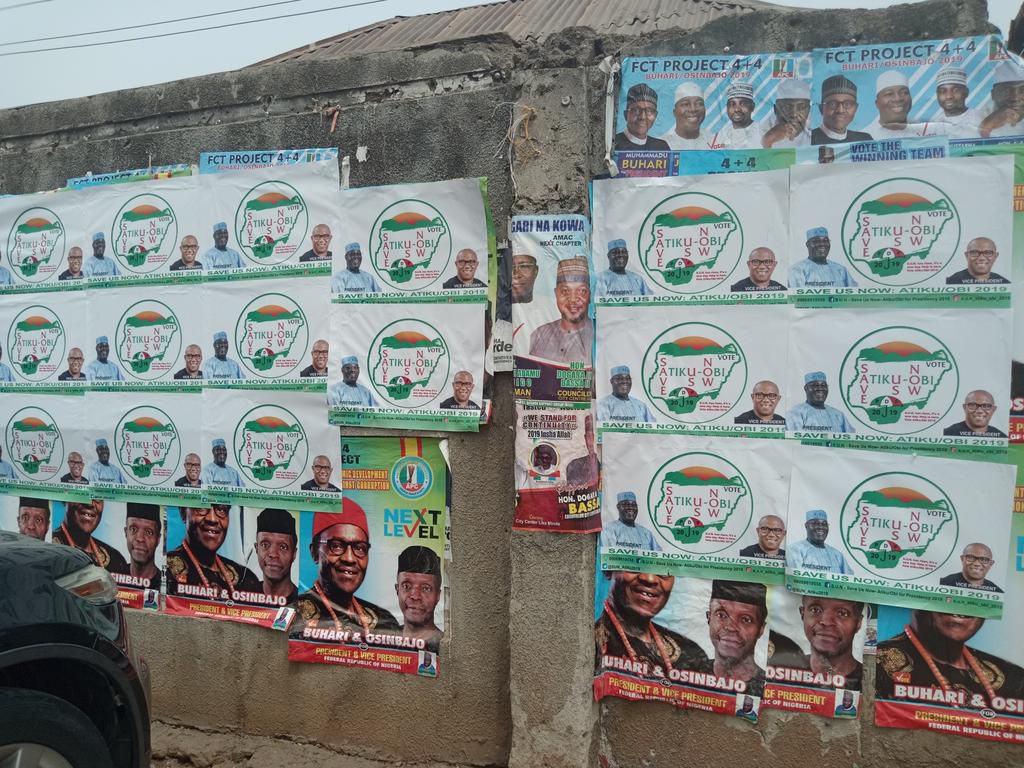 Police  takeover Atiku's campaign venue in Abuja.