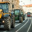 Farmers clogged Slovakia's capital Bratislava with tractors in protest at alleged fraud in EU farm subsidies first made public by journalist Jan Kuciak who was murdered last year